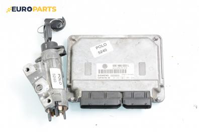 Компютър с контактен ключ за Volkswagen Polo Hatchback IV (10.2001 - 12.2005) 1.2 12V, 64 к.с., № 03E 906 033 L