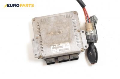 Компютър с контактен ключ за Citroen C5 I Sedan (03.2001 - 03.2005) 2.0 HDi (DCRHZB, DCRHZE), 109 к.с., № Bosch 0 281 010 808