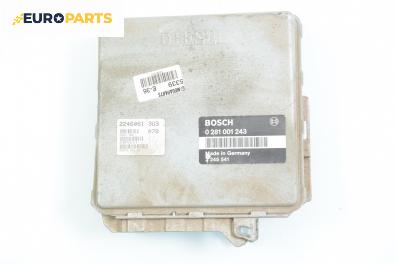 Компютър двигател за BMW 3 Series E36 Sedan (09.1990 - 02.1998) 318 tds, 90 к.с., № Bosch 0 281 001 243