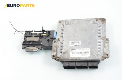 Компютър с четец и карта за Renault Laguna II Hatchback (03.2001 - 12.2007) 1.9 dCi (BG08, BG0G), 120 к.с., № Bosch 0 281 011 101