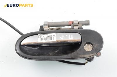 Външна дръжка за Nissan Almera II Hatchback (01.2000 - 12.2006), 4+1 вр., хечбек, позиция: предна, лява