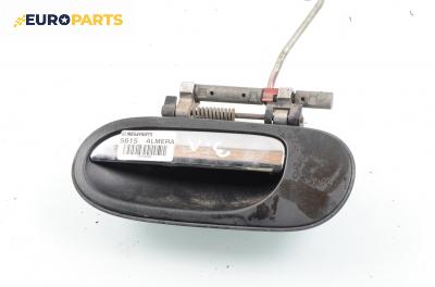 Външна дръжка за Nissan Almera II Hatchback (01.2000 - 12.2006), 4+1 вр., хечбек, позиция: задна, лява