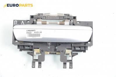 Външна дръжка за Audi A8 Sedan II (10.2002 - 07.2010), 4+1 вр., позиция: предна, лява