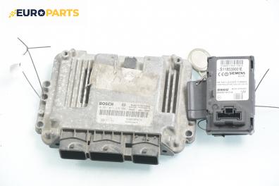 Компютър с четец и карта за Renault Megane II Hatchback (07.2001 - 10.2012) 1.9 dCi (BM0G, CM0G), 120 к.с., № Bosch 0 281 011 275 / 8200305678