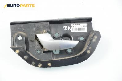 Вътрешна дръжка за Volvo S60 I Sedan (07.2000 - 04.2010), 4+1 вр., седан, позиция: задна, лява, № 9203065