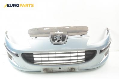 Предна броня за Peugeot 407 Sedan (02.2004 - 12.2011), седан, позиция: предна