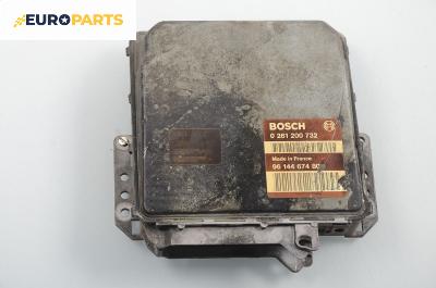 Компютър двигател за Peugeot 306 Hatchback (01.1993 - 10.2003) 1.4, 75 к.с., № Bosch 0 261 200 732