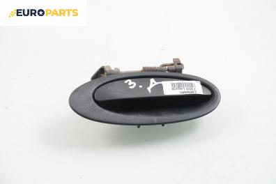Външна дръжка за Renault Laguna I Hatchback (11.1993 - 08.2002), 4+1 вр., хечбек, позиция: задна, дясна