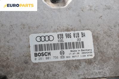 Компютър двигател за Audi A3 Hatchback I (09.1996 - 05.2003) 1.9 TDI, 110 к.с., № Bosch 0 281 001 756