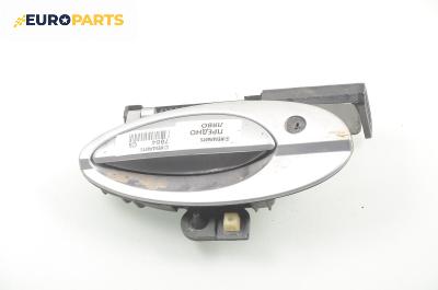 Външна дръжка за Citroen C5 I Sedan (03.2001 - 03.2005), 4+1 вр., хечбек, позиция: предна, лява