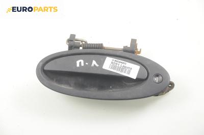 Външна дръжка за Renault Laguna I Hatchback (11.1993 - 08.2002), 4+1 вр., хечбек, позиция: предна, лява