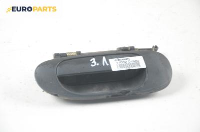 Външна дръжка за Mitsubishi Carisma Hatchback (07.1995 - 06.2006), 4+1 вр., хечбек, позиция: задна, лява