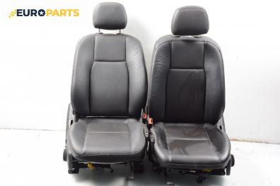 Кожен салон с ел. регулиране за Mercedes-Benz C-Class Sedan (W204) (01.2007 - 01.2014), 4+1 вр.