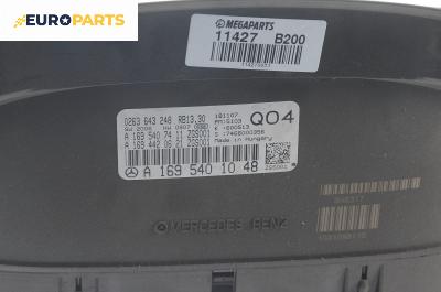 Километраж за Mercedes-Benz B-Class Hatchback I (03.2005 - 11.2011) B 200 CDI (245.208), 140 к.с., № А 169 540 10 48