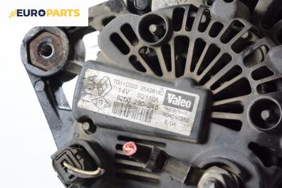Алтернатор / генератор за Renault Megane II Grandtour (08.2003 - 08.2012) 1.9 dCi, 120 к.с., № 8200 290 215 / Valeo