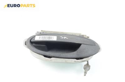 Външна дръжка за Opel Corsa C Hatchback (09.2000 - 12.2009), 4+1 вр., хечбек, позиция: задна, лява