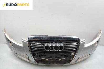 Предна броня за Audi A6 Sedan C6 (05.2004 - 03.2011), седан, позиция: предна