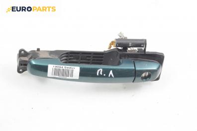 Външна дръжка за Fiat Sedici mini SUV (06.2006 - 10.2014), 4+1 вр., джип, позиция: предна, лява