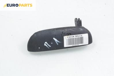 Външна дръжка за Nissan Micra II Hatchback (01.1992 - 02.2003), 4+1 вр., хечбек, позиция: предна, лява