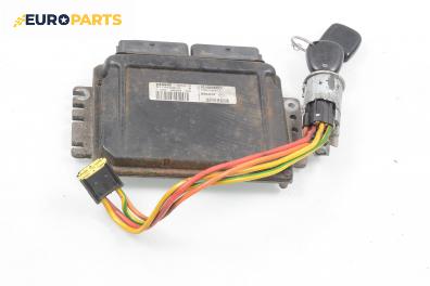 Компютър с контактен ключ за Renault Megane I Hatchback (08.1995 - 12.2004) 1.4 16V (BA0D, BA1H, BA0W, BA10), 95 к.с., № Siemens S11003001B