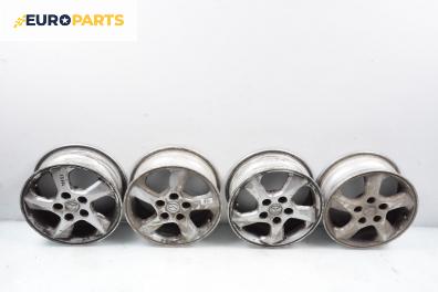 Алуминиеви джанти за Mazda Premacy Minivan (07.1999 - 03.2005) 15 цола, ширина 6 (Цената е за комплекта)