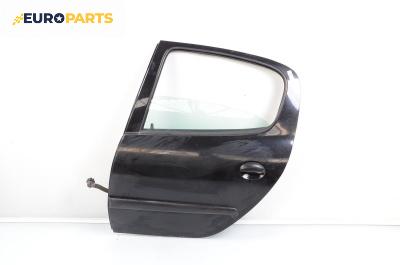 Врата за Peugeot 206 Hatchback (08.1998 - 12.2012), 4+1 вр., хечбек, позиция: задна, лява