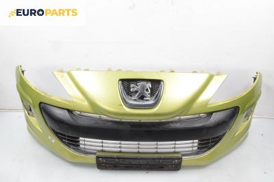 Предна броня за Peugeot 308 Hatchback I (09.2007 - 12.2016), хечбек, позиция: предна