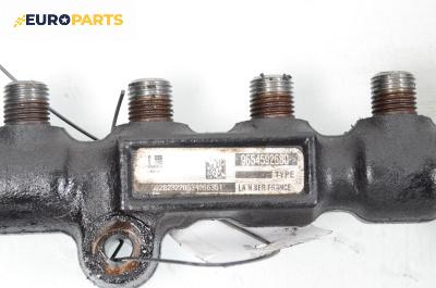 Горивна рейка за Peugeot 206 Station Wagon (07.2002 - ...) 1.4 HDi, 68 к.с., № 9654592680