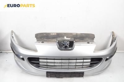 Предна броня за Peugeot 407 Station Wagon (05.2004 - 12.2011), комби, позиция: предна