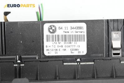 Панел климатроник за BMW X3 Series E83 (01.2004 - 12.2011), № 64.11 3443981