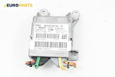 Модул за AIRBAG за Peugeot 207 Hatchback (02.2006 - 12.2015), № 9663593480