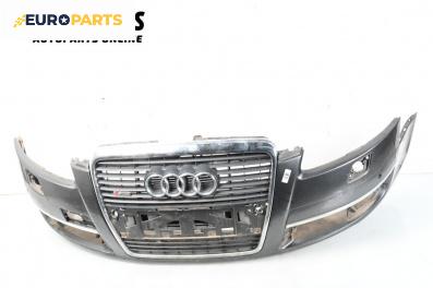 Предна броня за Audi A6 Avant C6 (03.2005 - 08.2011), комби, позиция: предна
