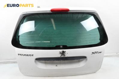 Заден капак за Peugeot 307 Station Wagon (03.2002 - 12.2009), 4+1 вр., комби, позиция: задна