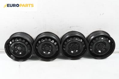 Стоманени джанти за Volkswagen Touran Minivan I (02.2003 - 05.2010) 15 цола, ширина 6 (Цената е за комплекта)
