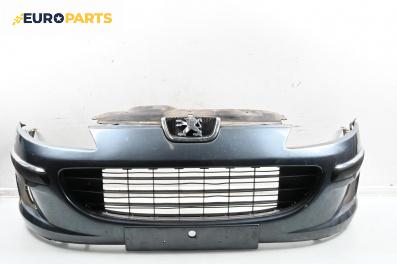 Предна броня за Peugeot 407 Sedan (02.2004 - 12.2011), седан, позиция: предна