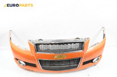 Предна броня за Chevrolet Aveo Hatchback II (01.2007 - 12.2011), хечбек, позиция: предна