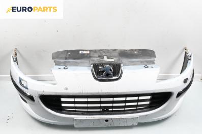 Предна броня за Peugeot 407 Sedan (02.2004 - 12.2011), седан, позиция: предна