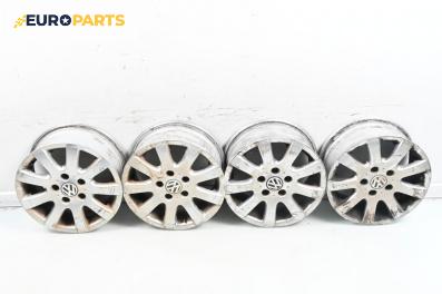 Алуминиеви джанти за Volkswagen Golf Plus (01.2005 - 12.2013) 15 цола, ширина 6.5 (Цената е за комплекта)