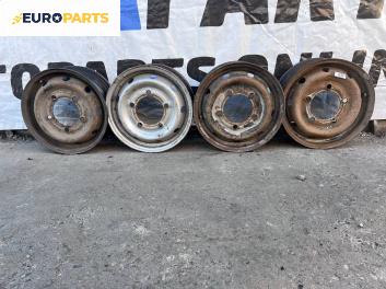Стоманени джанти за Renault Master II Box (07.1998 - 02.2010) 15 цола, ширина 6, ET 66 (Цената е за комплекта)