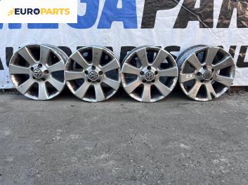 Алуминиеви джанти за Volkswagen Tiguan SUV I (09.2007 - 07.2018) 16 цола, ширина 6.5, ET 33 (Цената е за комплекта)