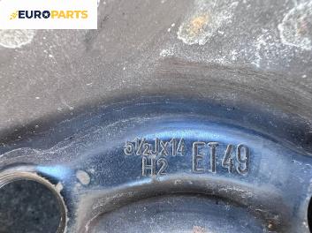 Стоманени джанти за Opel Corsa C Hatchback (09.2000 - 12.2009) 14 цола, ширина 5.5, ET 49 (Цената е за комплекта)