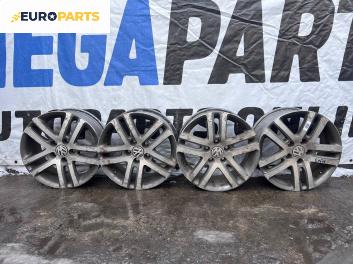 Алуминиеви джанти за Volkswagen Touran Minivan I (02.2003 - 05.2010) 16 цола, ширина 6.5, ET 50 (Цената е за комплекта)