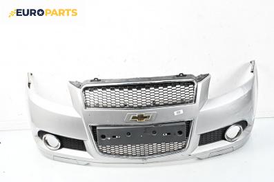 Предна броня за Chevrolet Aveo Hatchback II (01.2007 - 12.2011), хечбек, позиция: предна