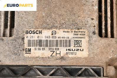 Компютър двигател за Opel Astra H Estate (08.2004 - 05.2014) 1.7 CDTI, 101 к.с., № 0281011943