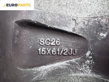 Алуминиеви джанти за Audi A4 Sedan B7 (11.2004 - 06.2008) 15 цола, ширина 6.5 (Цената е за комплекта)