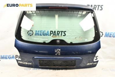 Заден капак за Peugeot 206 Hatchback (08.1998 - 12.2012), 4+1 вр., хечбек, позиция: задна