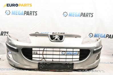 Предна броня за Peugeot 407 Sedan (02.2004 - 12.2011), седан, позиция: предна