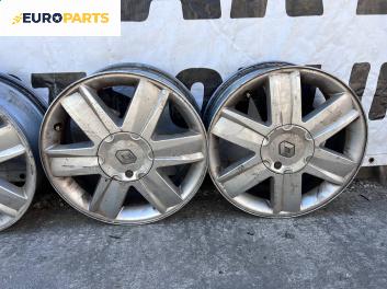 Алуминиеви джанти за Renault Scenic II Minivan (06.2003 - 07.2010) 16 цола, ширина 6.5 (Цената е за комплекта)