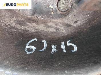 Стоманени джанти за Peugeot 307 Hatchback (08.2000 - 12.2012) 15 цола, ширина 6 (Цената е за комплекта)