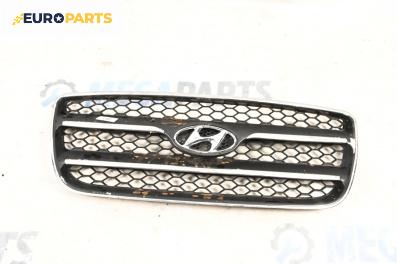 Решетка за Hyundai Santa Fe II SUV (10.2005 - 12.2012), джип, позиция: предна